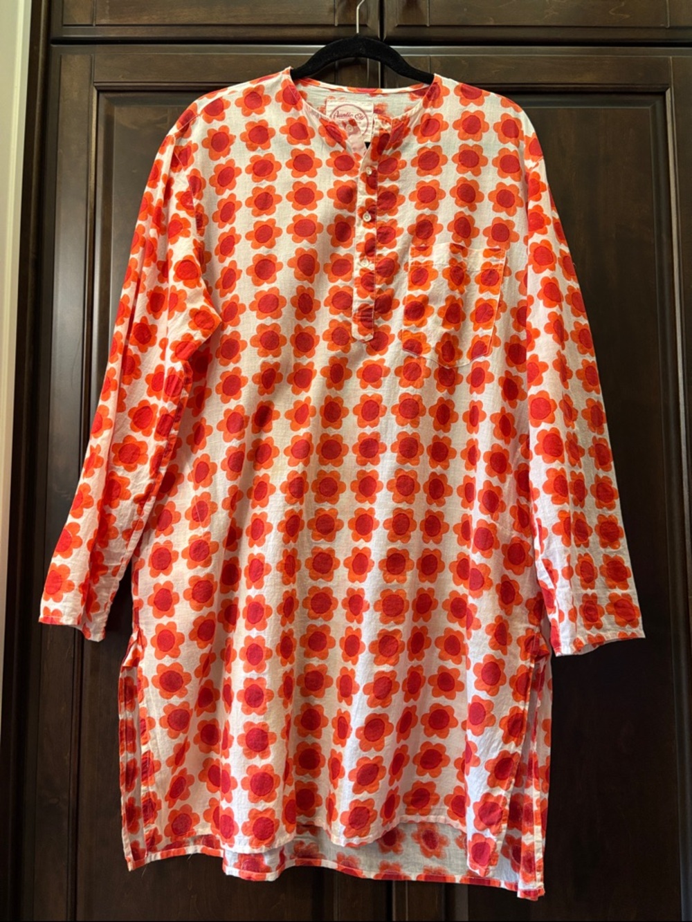 Women’s Long Sleeve Floral Tunic Dress with POCKETS!!